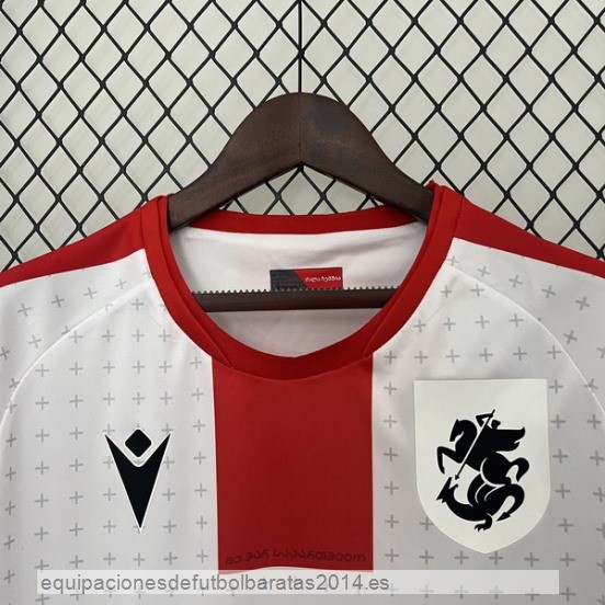 Nuevo Tailandia 1ª Camiseta Georgia 2024 Blanco Baratas